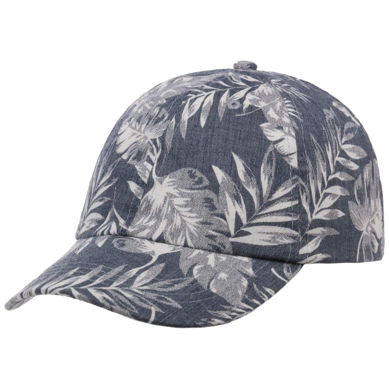 dunkelblau Lipodo Schirm Cap mit Baseball Cap (1-St)