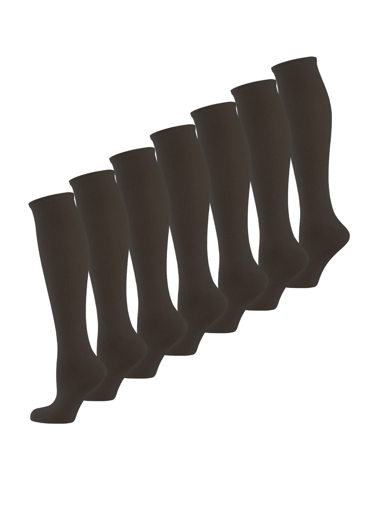 thermo-socken Nur Kniestrümpfe (7-Paar) Fit Die Vital Knie-strümpfe schwarz overknee &