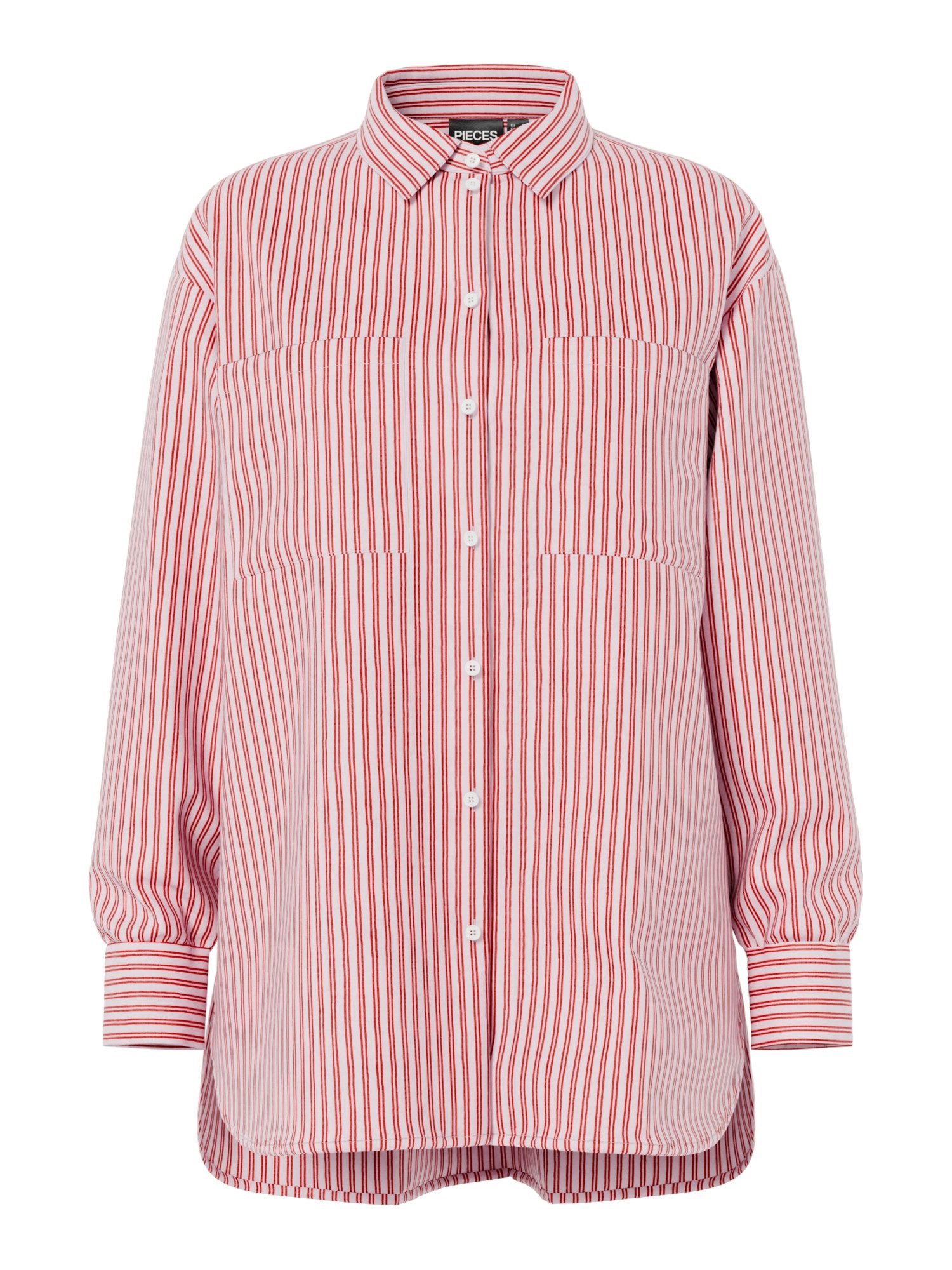 pieces Hemdbluse PCMELIA LS LOOSE SHIRT WVN NOOS BC