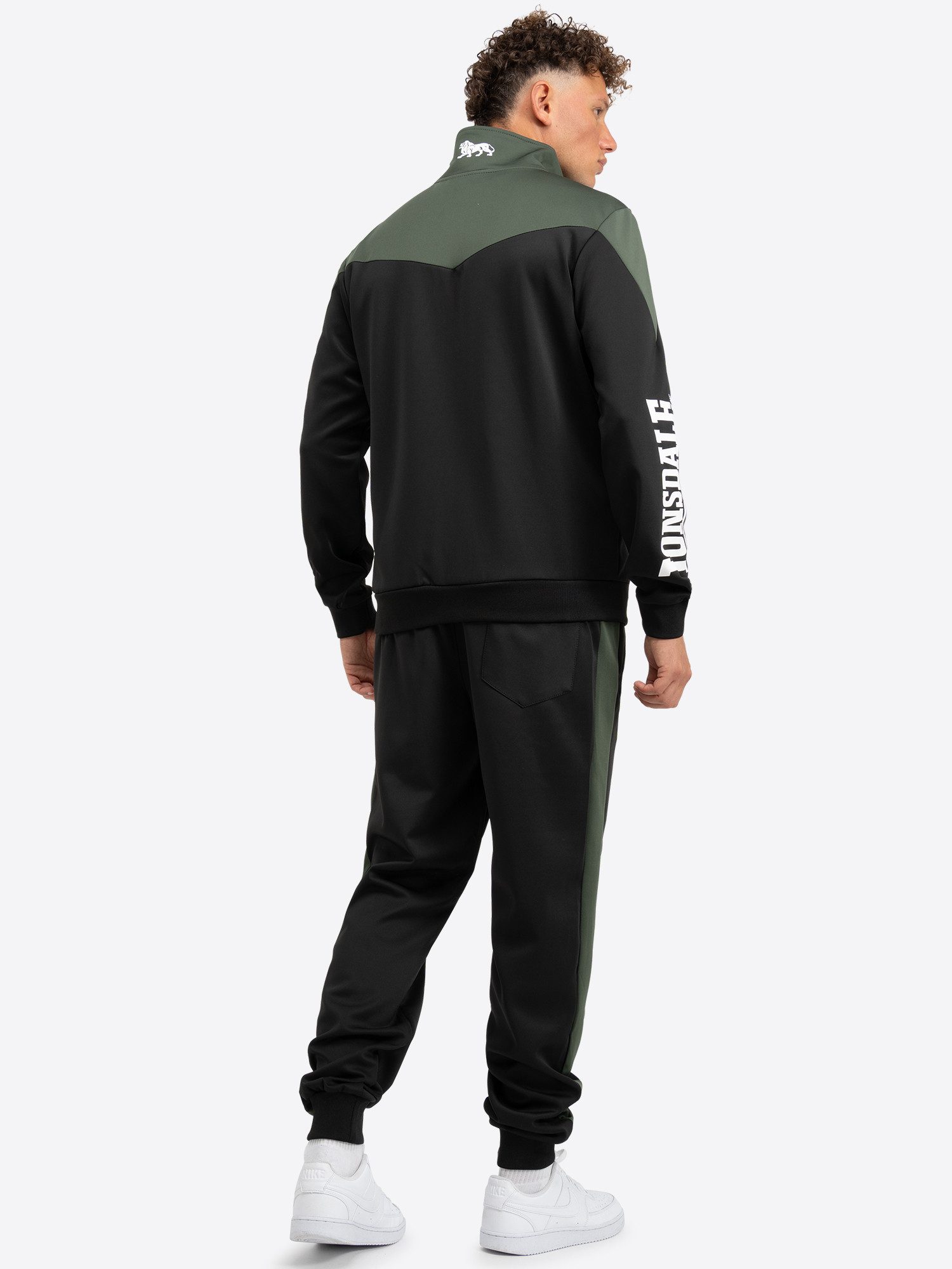 Lonsdale Trainingsanzug CAUNTON (2-tlg), mit Eingriffstaschen, aus Polyester und Elasthan