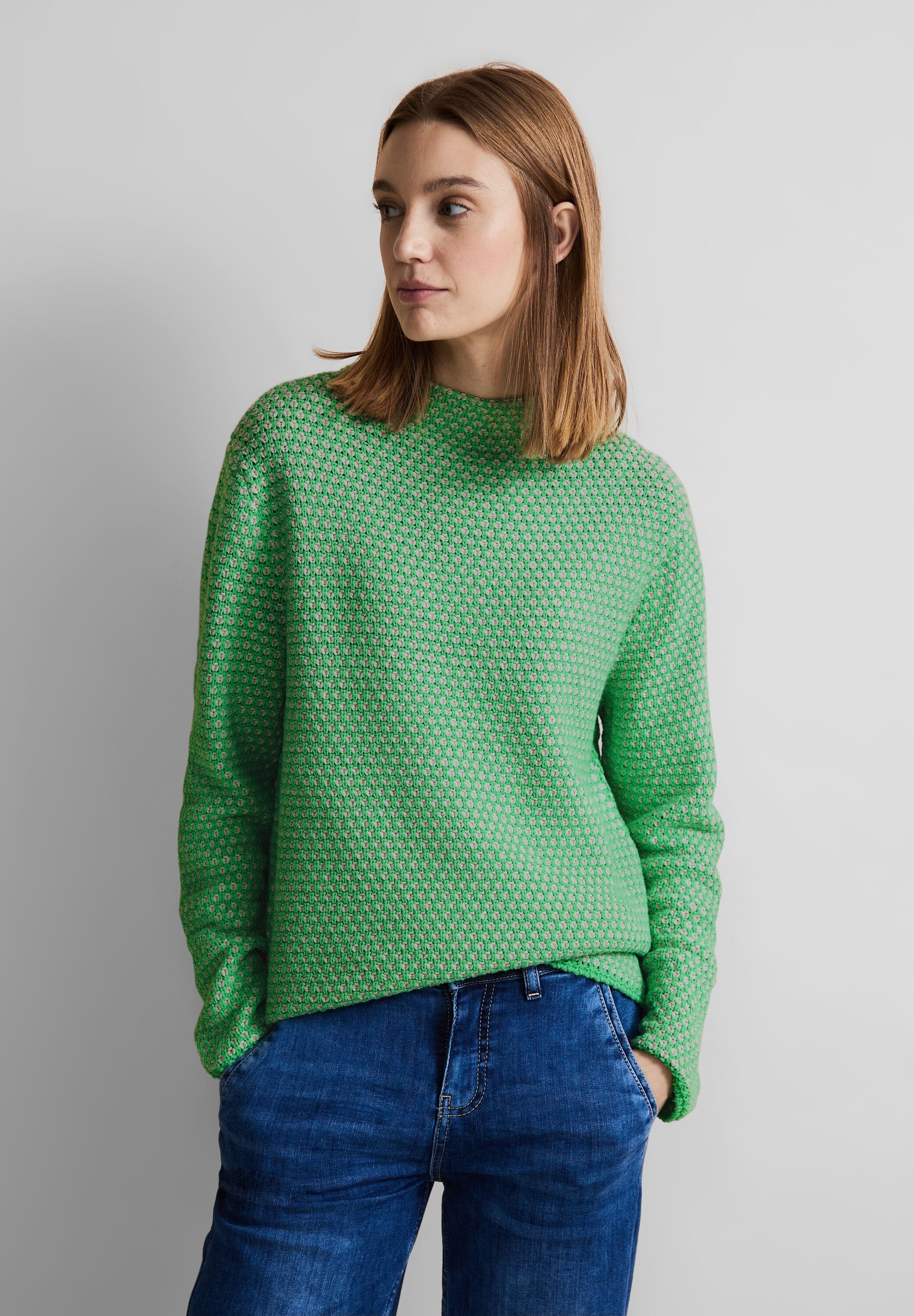 Stehkragenpullover