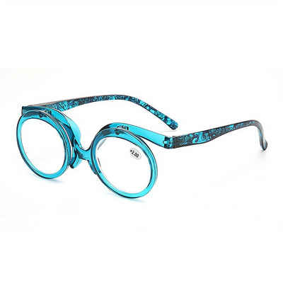 PACIEA Lesebrille Blaulichtfilter Runde Rahmen Computerbrille Ultraleicht Damen Herren