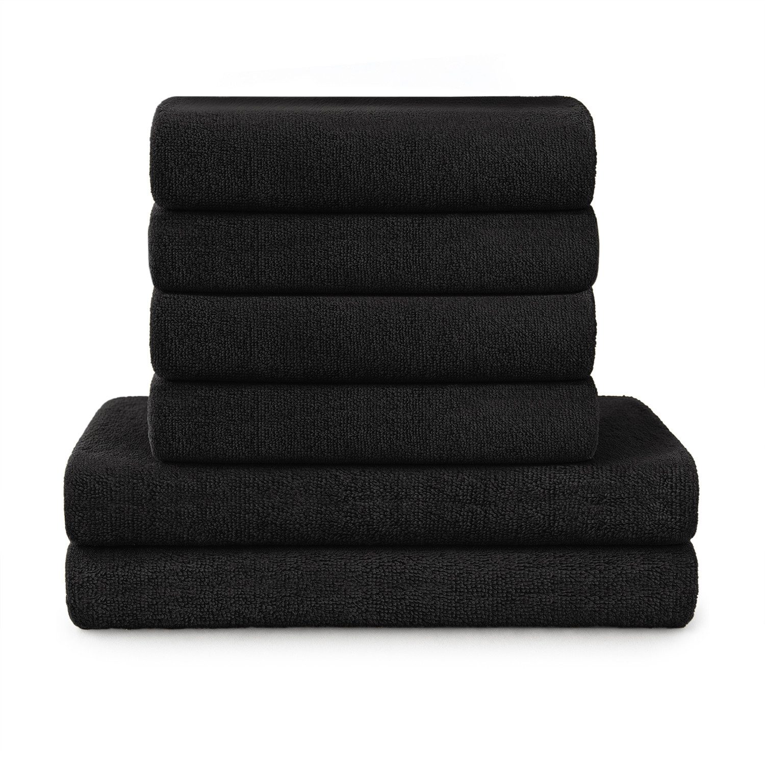 Handtuch Set Premium 4 oder 6-TLG. Frottier Set - 100% Baumwolle