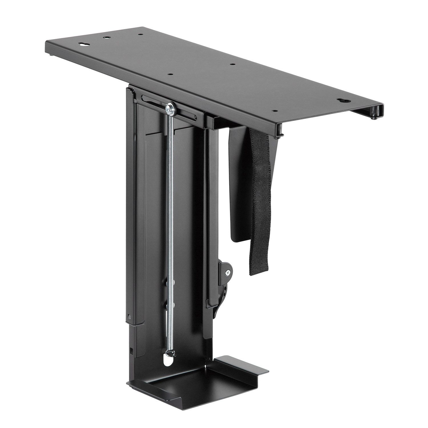 Maclean Halterung MC-885 Universelle Computer Halterung Untertisch bis 10 kg, (höhen- & breitenverstellbar, Stahlkonstruktion, für Büro & Homeoffice)