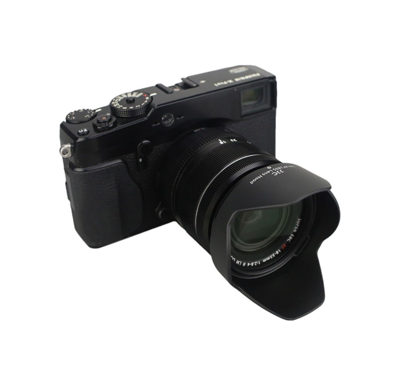 JJC Gegenlichtblende 14mm F2.8 18-55mm F2.8-4 R LM OIS Fujifilm 14/18-55 Gegenlichtblende