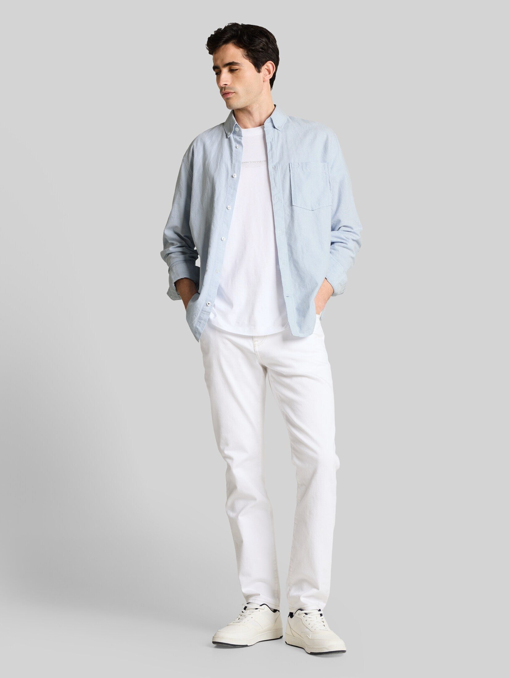 TOM TAILOR Langarmhemd Blusen & Shirts Regular Fit Hemd mit Brusttasche