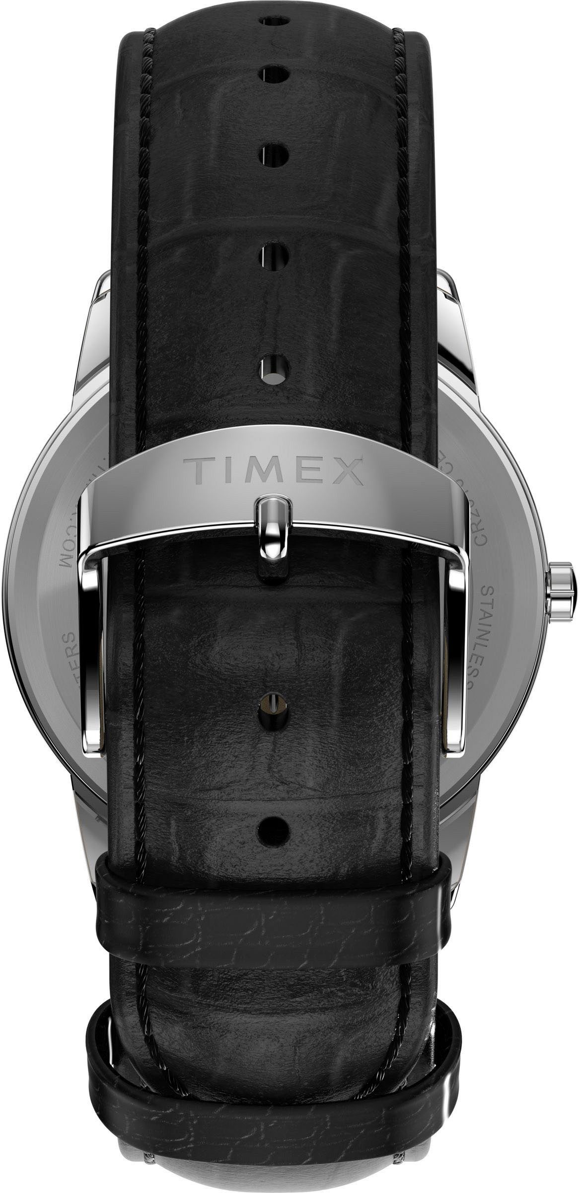Timex Quarzuhr EASY READER CLASSIC TW2W95400VV, Armbanduhr, Herrenuhr, Damenuhr,Lederarmband,Datum
