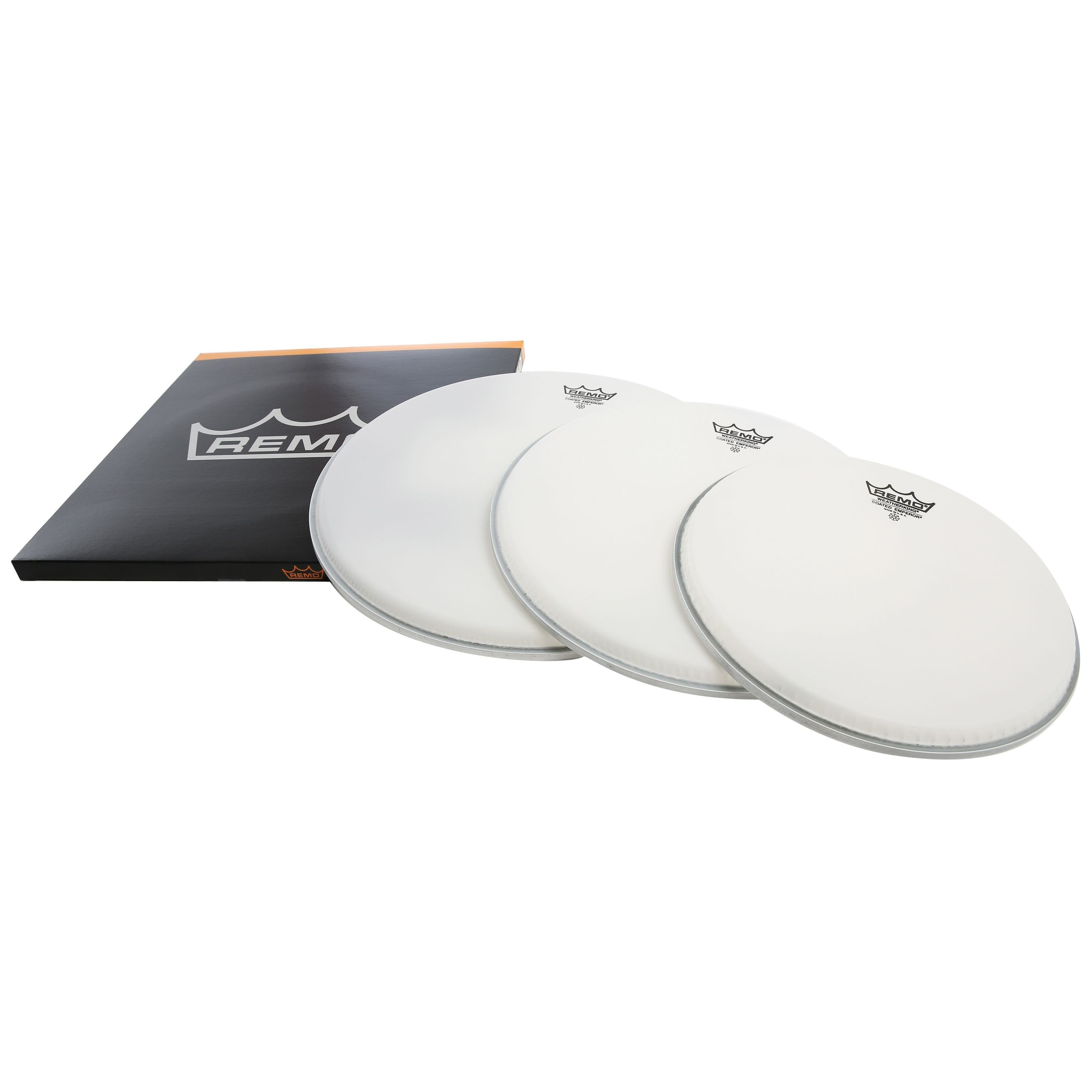 Remo Schlagzeug,FellSet Emperor coated Fusion: 10"12"14", Felle, Fell Sets, FellSet Emperor, coated, Fusion: 10",12",14" - Schalgzeugfellset