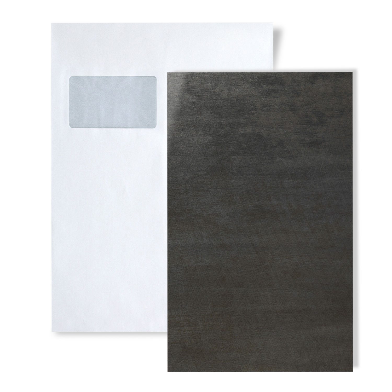 Wallface Wandpaneel 1 MUSTERSTÜCK S-28424 DIN A4 Wandpaneel MUSTER METALLIC USED Steel AR+, BxL: 0.3x21 cm, 0.03 qm, (1-tlg) anthrazit