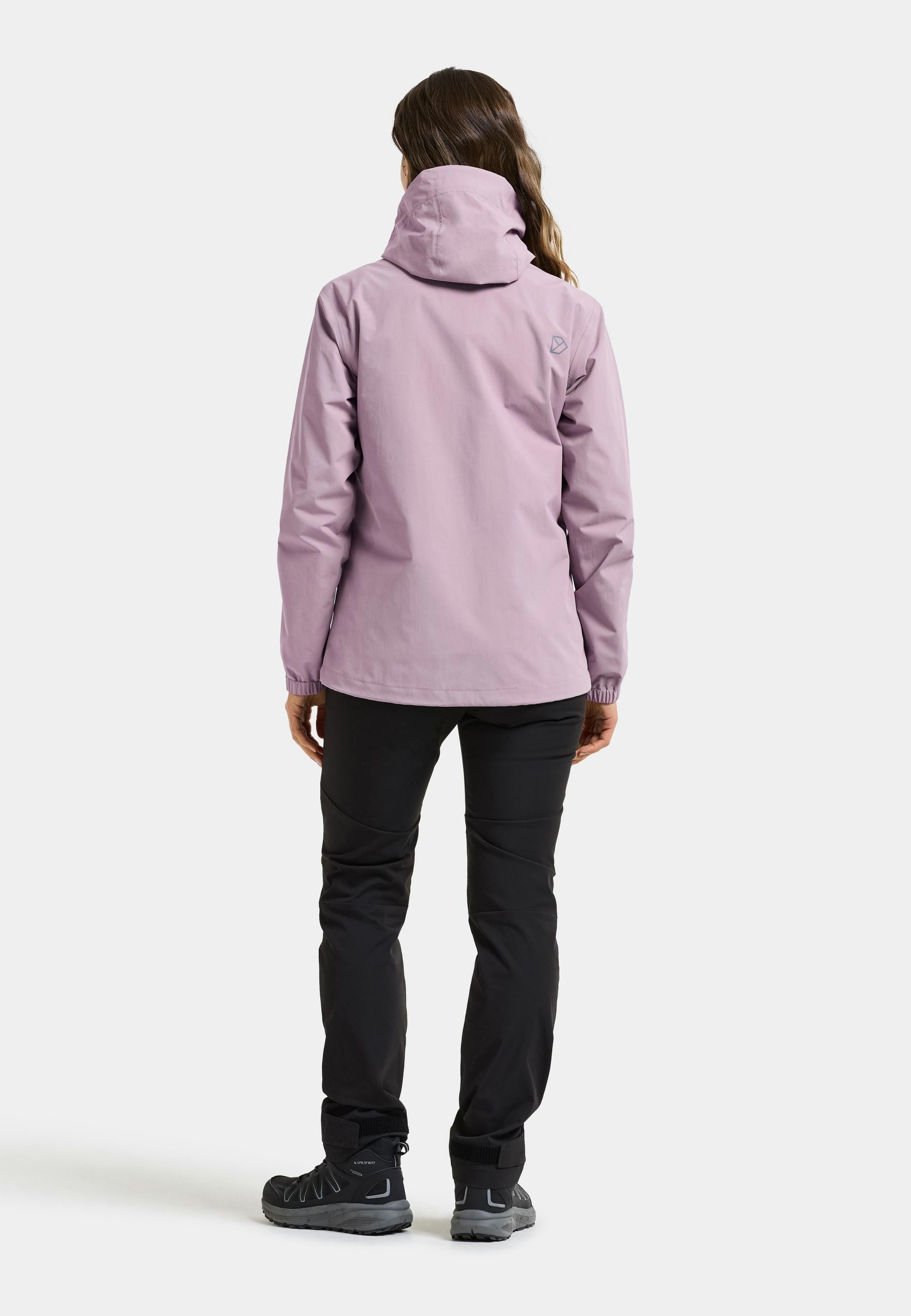 Didriksons Outdoorjacke Damen Regenjacke Wasserdicht VARJA mit Kapuze mit Taschen – Bild 4 von 5