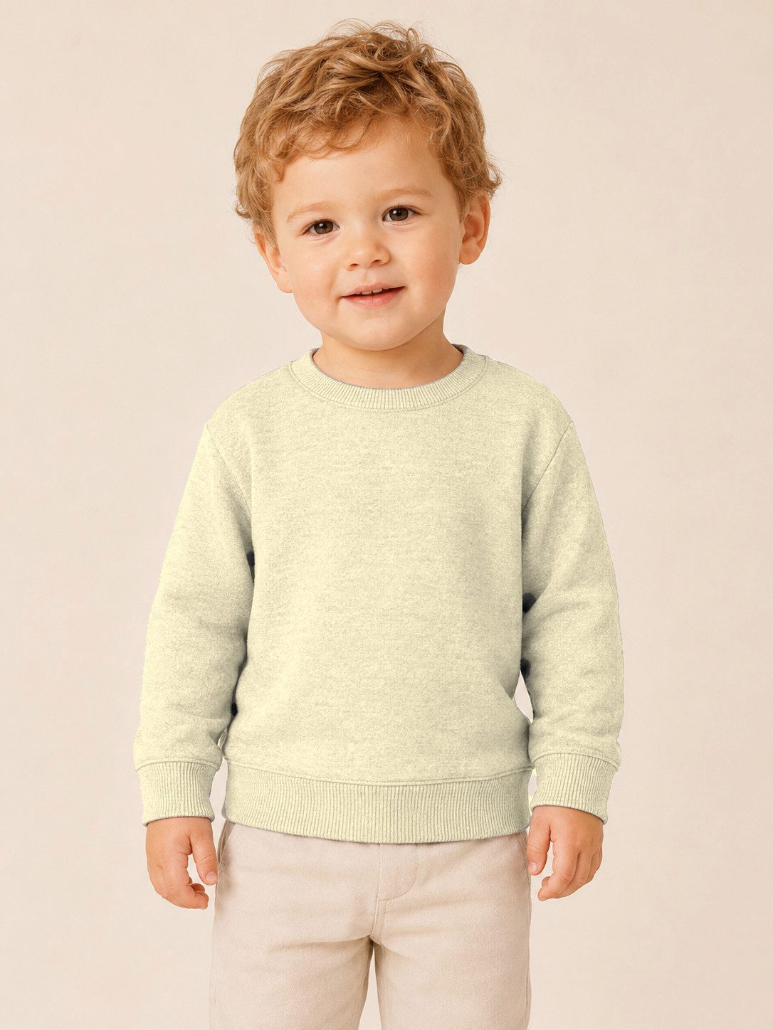 Sitztgut Sweatshirt Baby Sweatshirt aus Bio-Baumwolle (1-tlg) Schulterknopfleiste mit Druckknöpfen
