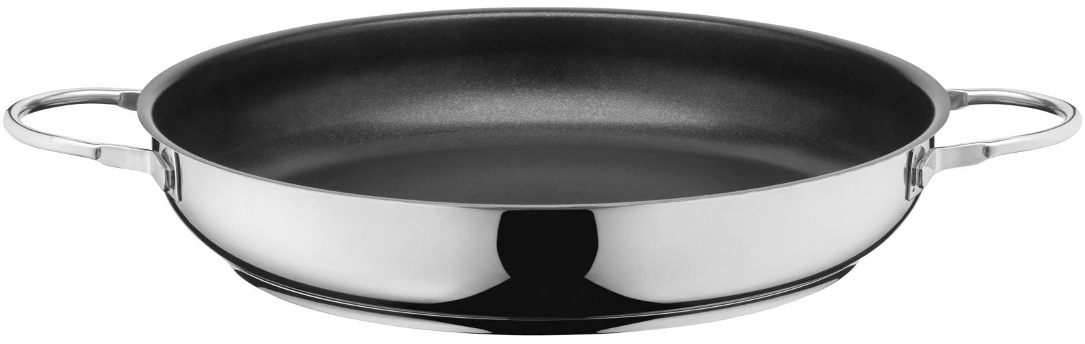 Silit Bratpfanne Calabria 32 cm, Induktion, mit PFTE-Antihaftbeschichtung, Cromargan® Edelstahl Rostfrei 18/10 (1-tlg), Edelstahlgriff, für alle Herdarten geeignet, backofenfest