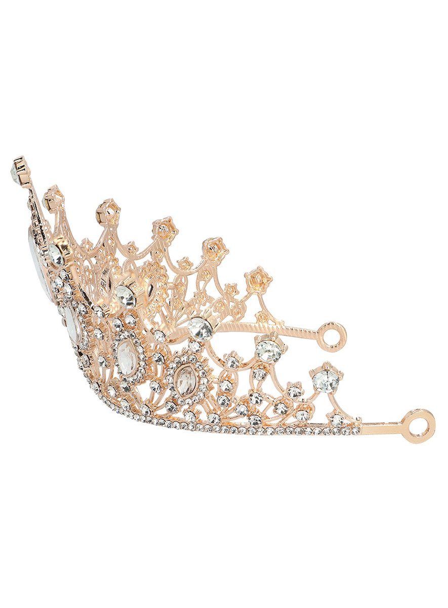 Boland Kostüm Goldenes Diadem Ophelia, Funkelnder Kopfschmuck für die Märchenprinzessin