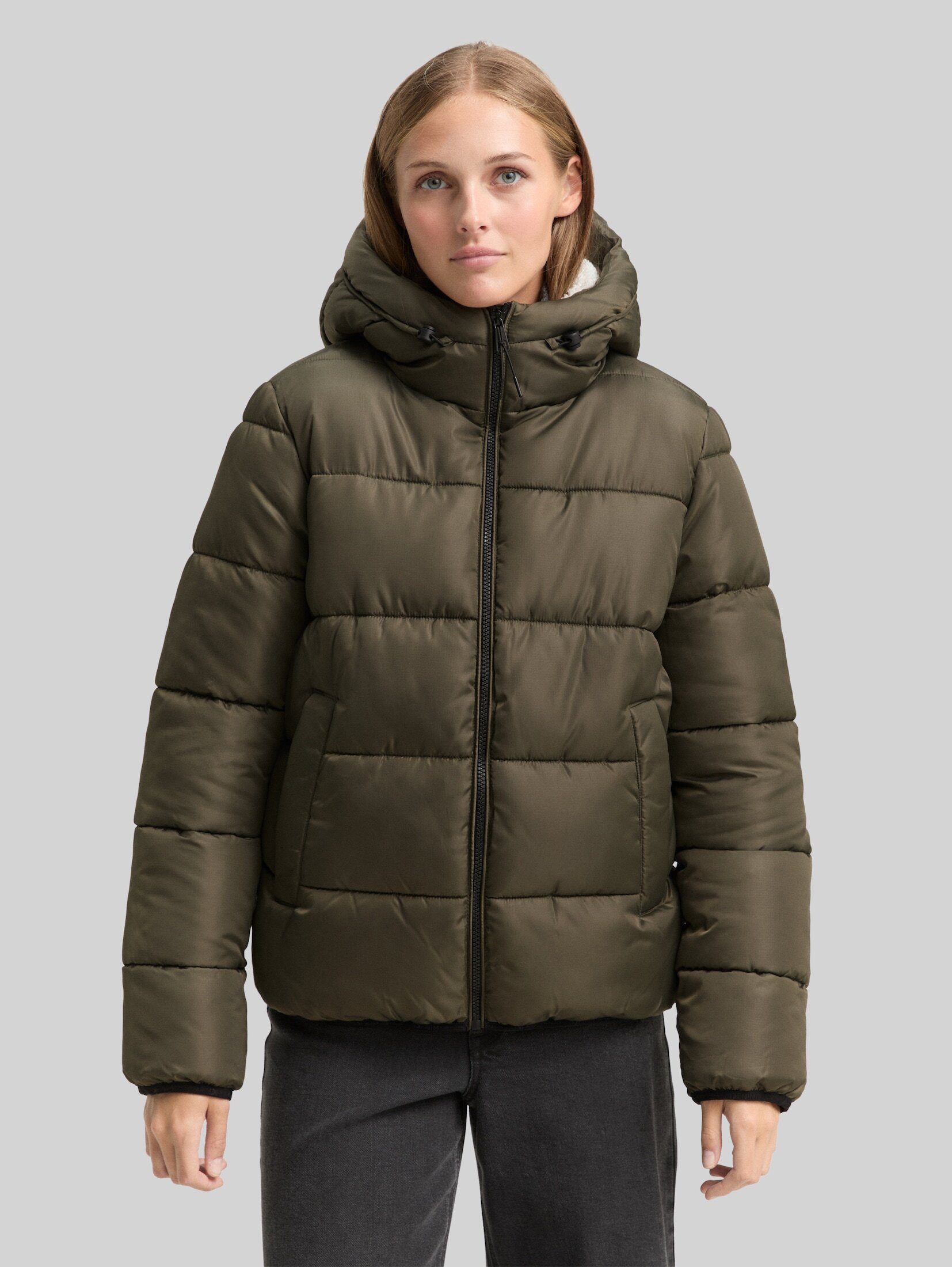 TOM TAILOR Denim Steppjacke Jacken Puffer-Jacke mit Kapuze