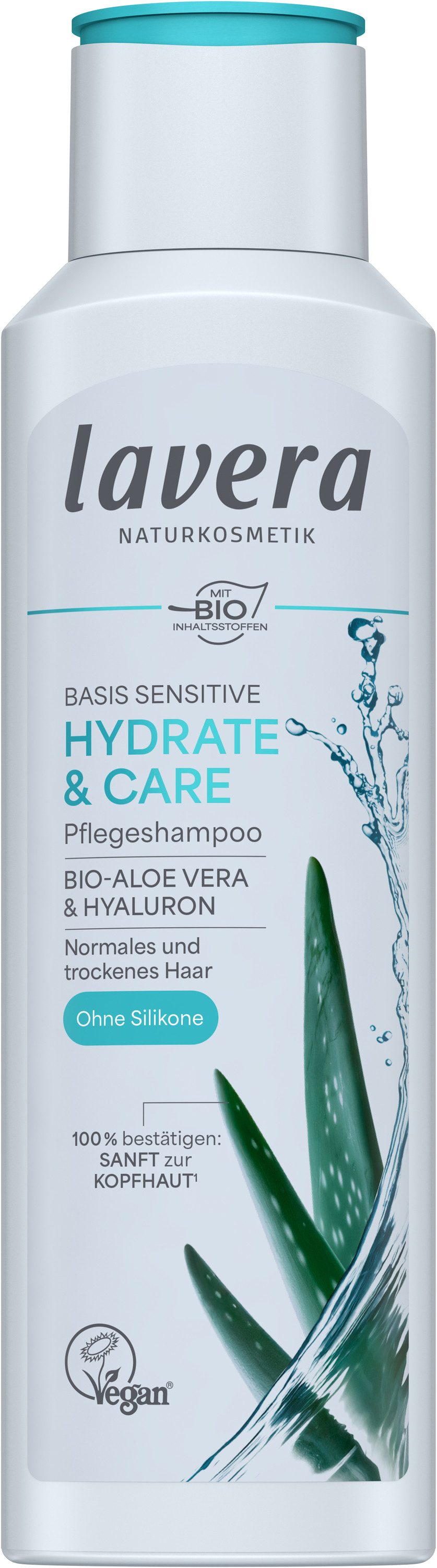 lavera Haarshampoo Pflegeshampoo basis sensitive Hydrate & Care, 1-tlg.