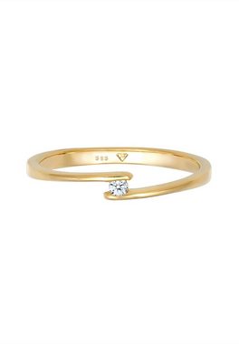 Elli DIAMONDS Verlobungsring Verlobungsring Diamant (0.03 ct) 585 Gelbgold