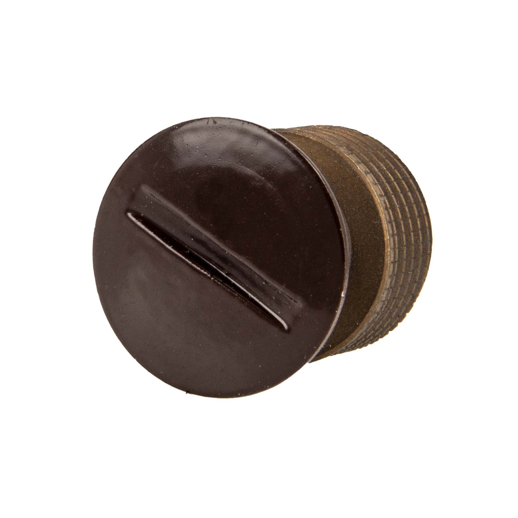 tecuro Gewindefitting Verschluss - Stopfen AG G 1/2 Zoll, optional mit Rosette, 1/2 Zoll