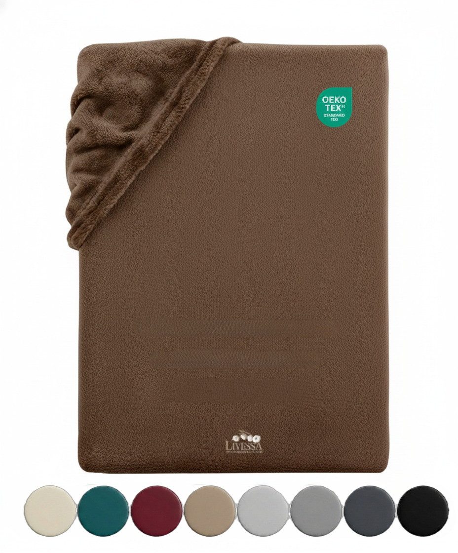 Spannbettlaken Cashmere Touch Spannbettlaken – kuschelig weich, mit Rundumgummizug