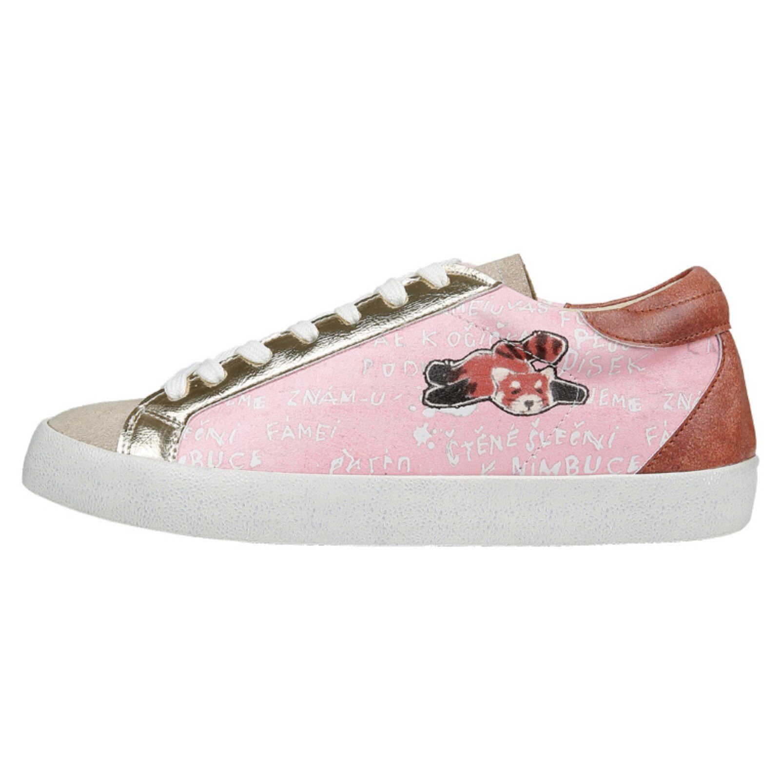 DOGO Ink Low-Top Sneaker Peek Damen Sneaker Sneaker Handgefertigt
