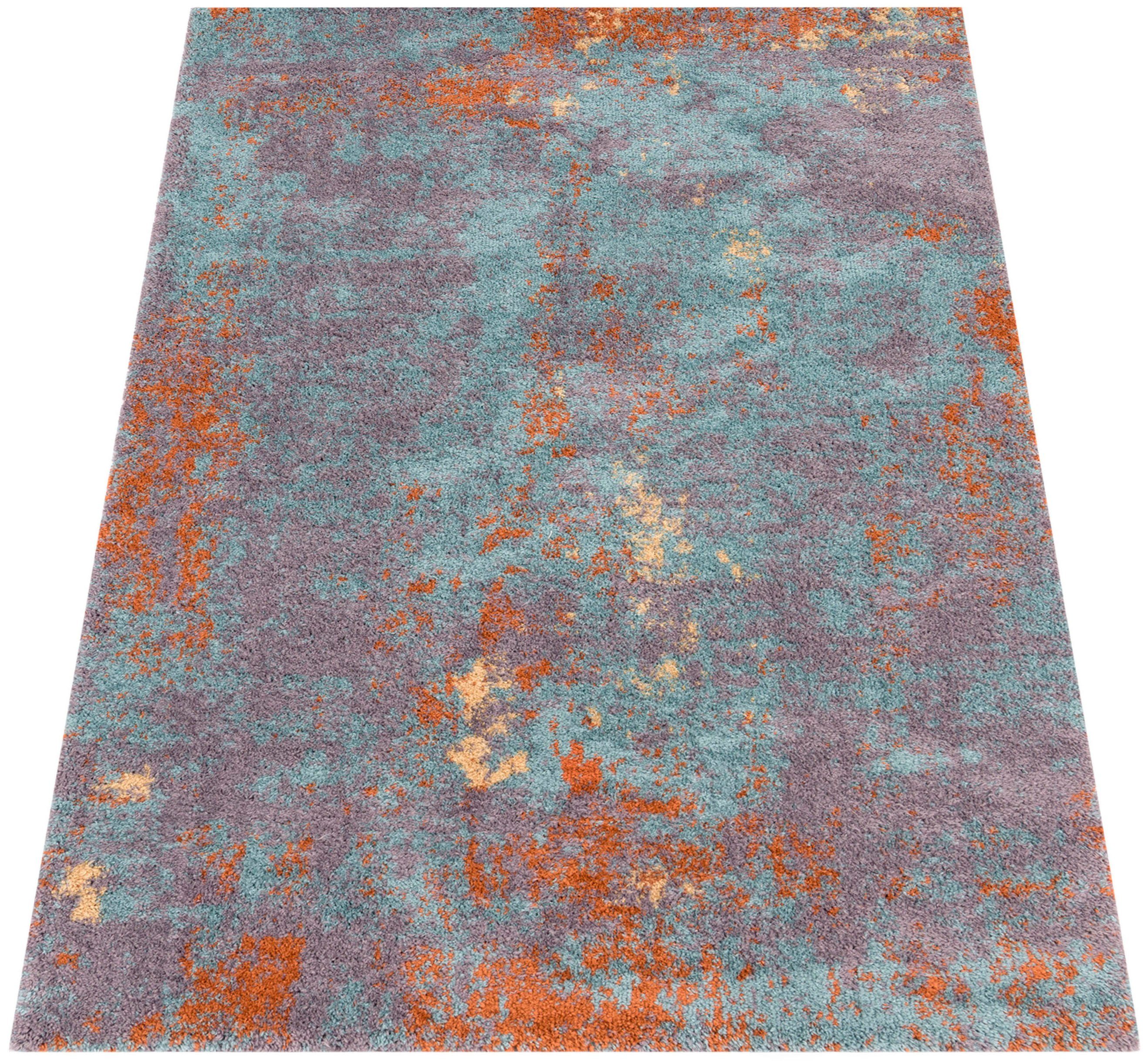 Paco Home Hochflor-Teppich Padua 622, rechteckig, Höhe: 34 mm, Kurzflor, mo günstig online kaufen