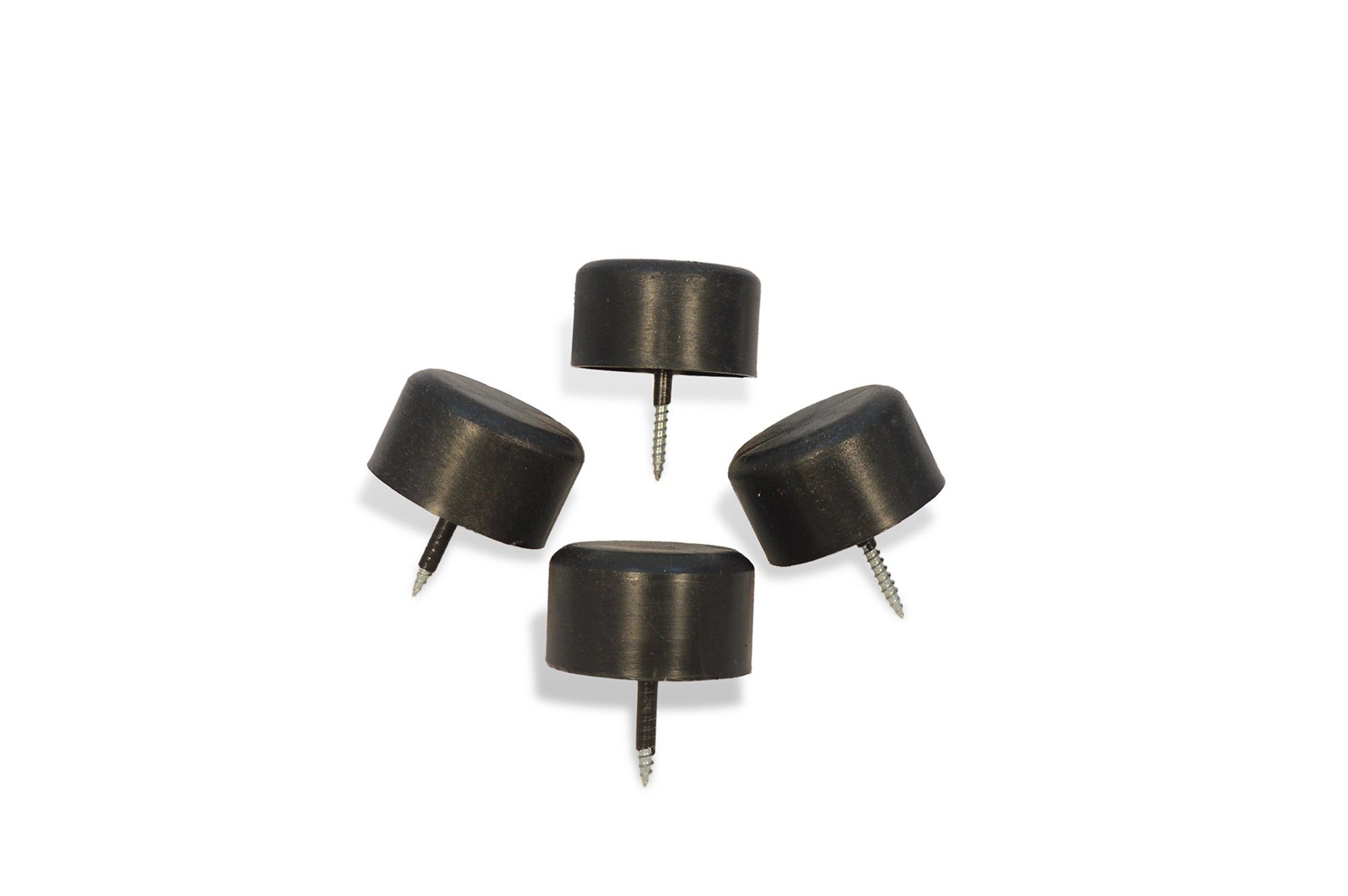 Möbelfuß Polsterfuß Möbelgleiter Möbelfüße Kunststoff Schwarz ф50x29 10Stk