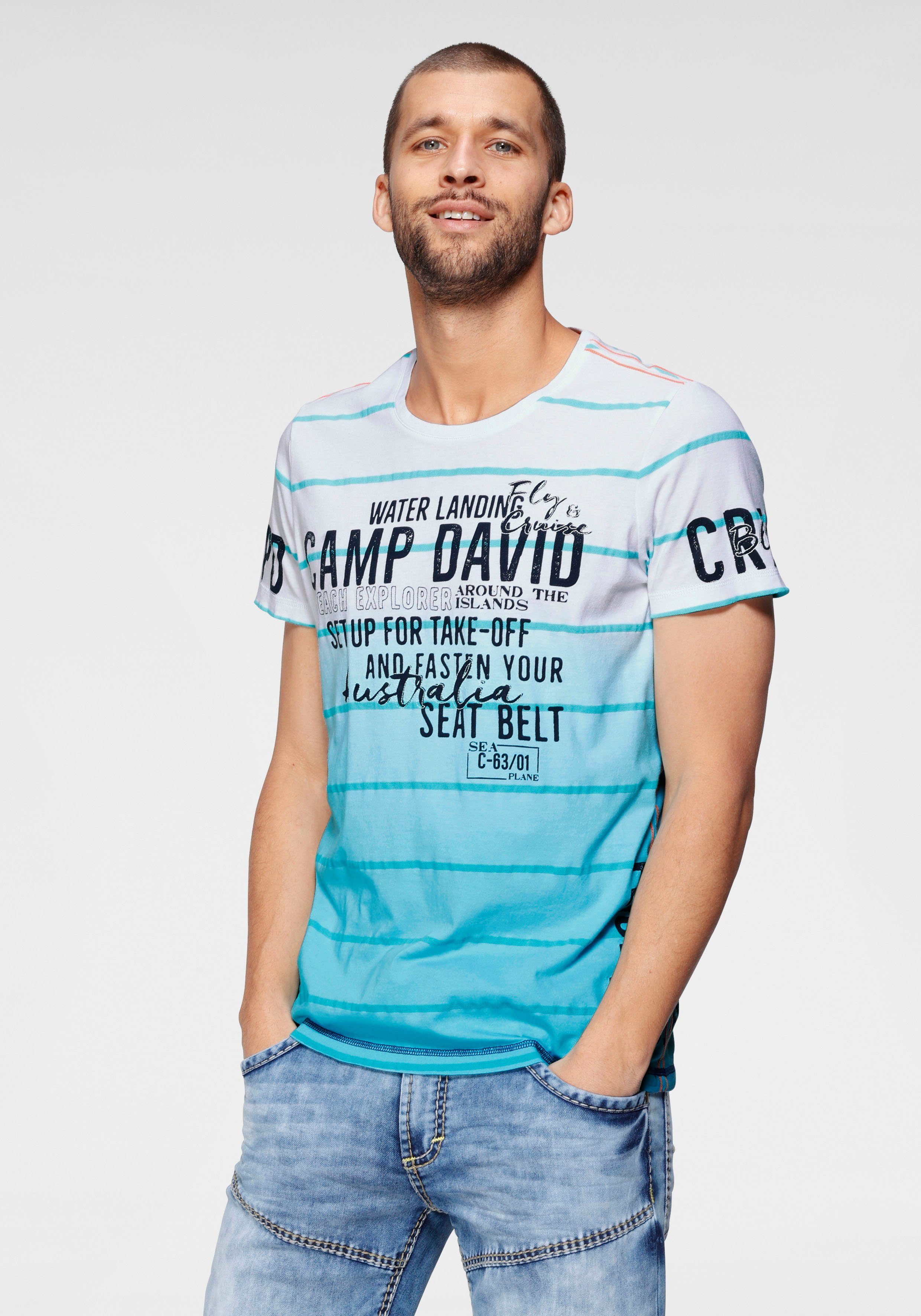CAMP DAVID T-Shirt mit Logoprint online kaufen | OTTO