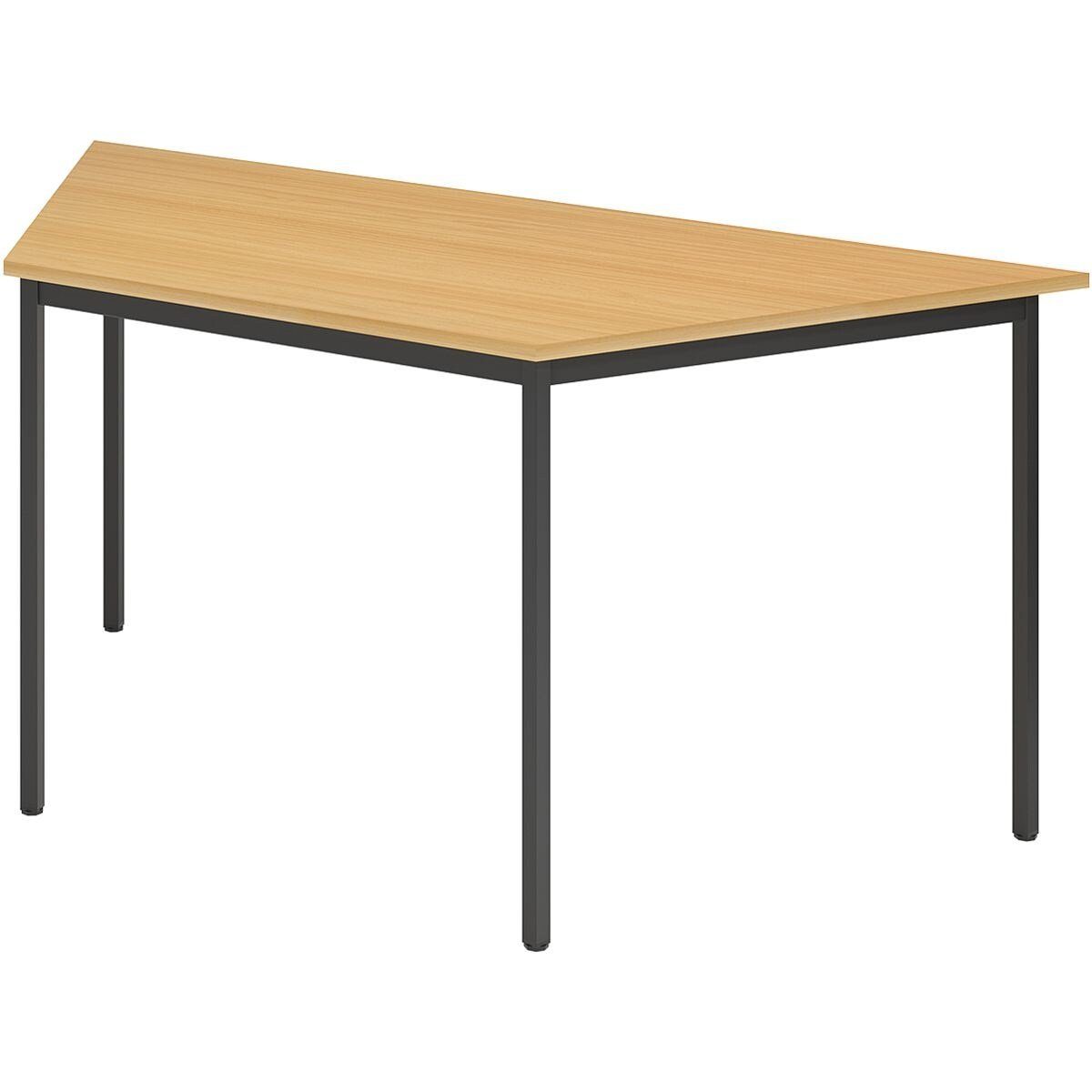 HAMMERBACHER Konferenztisch Melbourne, in Trapezform, mit günstig online kaufen