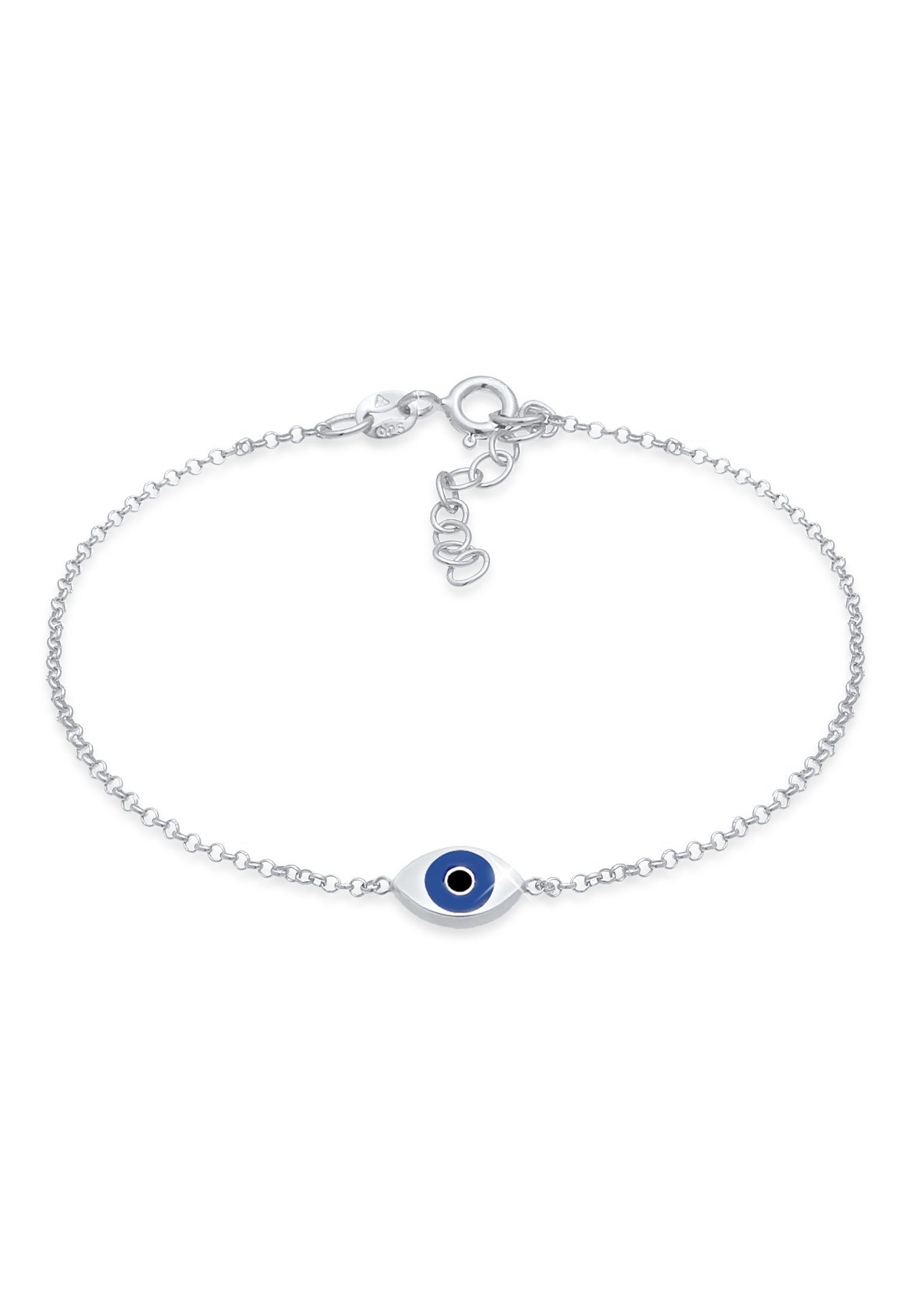 Elli Armband Evil Eye Auge Symbol Emaille 925er Silber