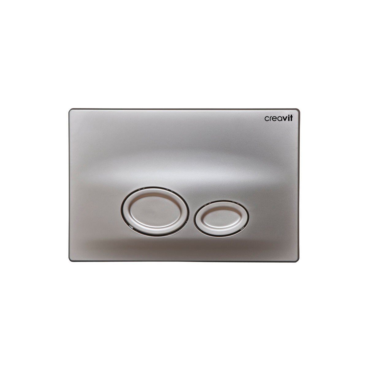 Creavit Betätigungsplatte GP2003.00, (1 tlg), Creavit Drop WC Betätigungsplatte 2-Mengen-Spülung Chrom Matt