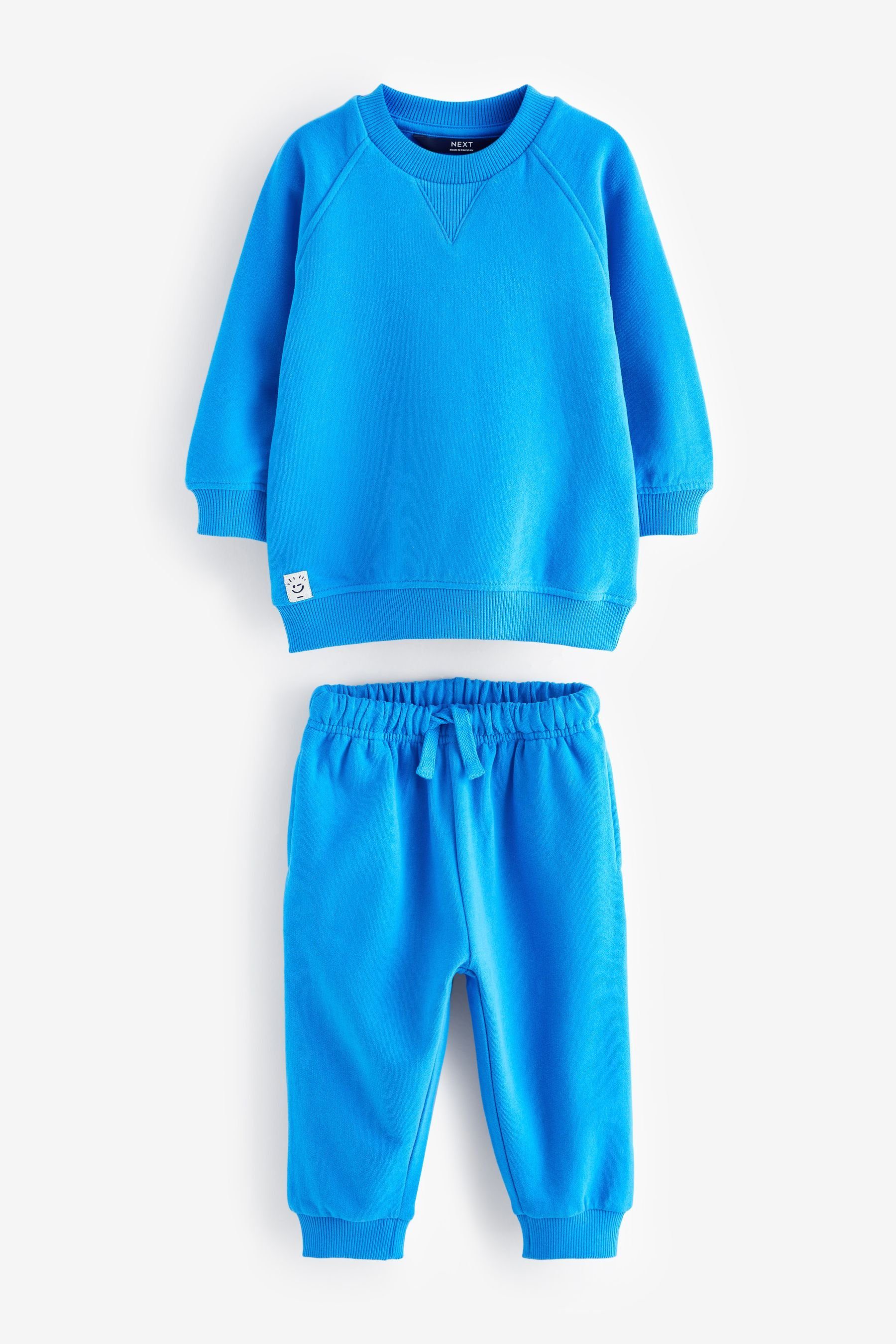 Sweatanzug Weiches und Blue Cobalt (2-tlg) Next Oversized-Sweatshirt Jogginghose