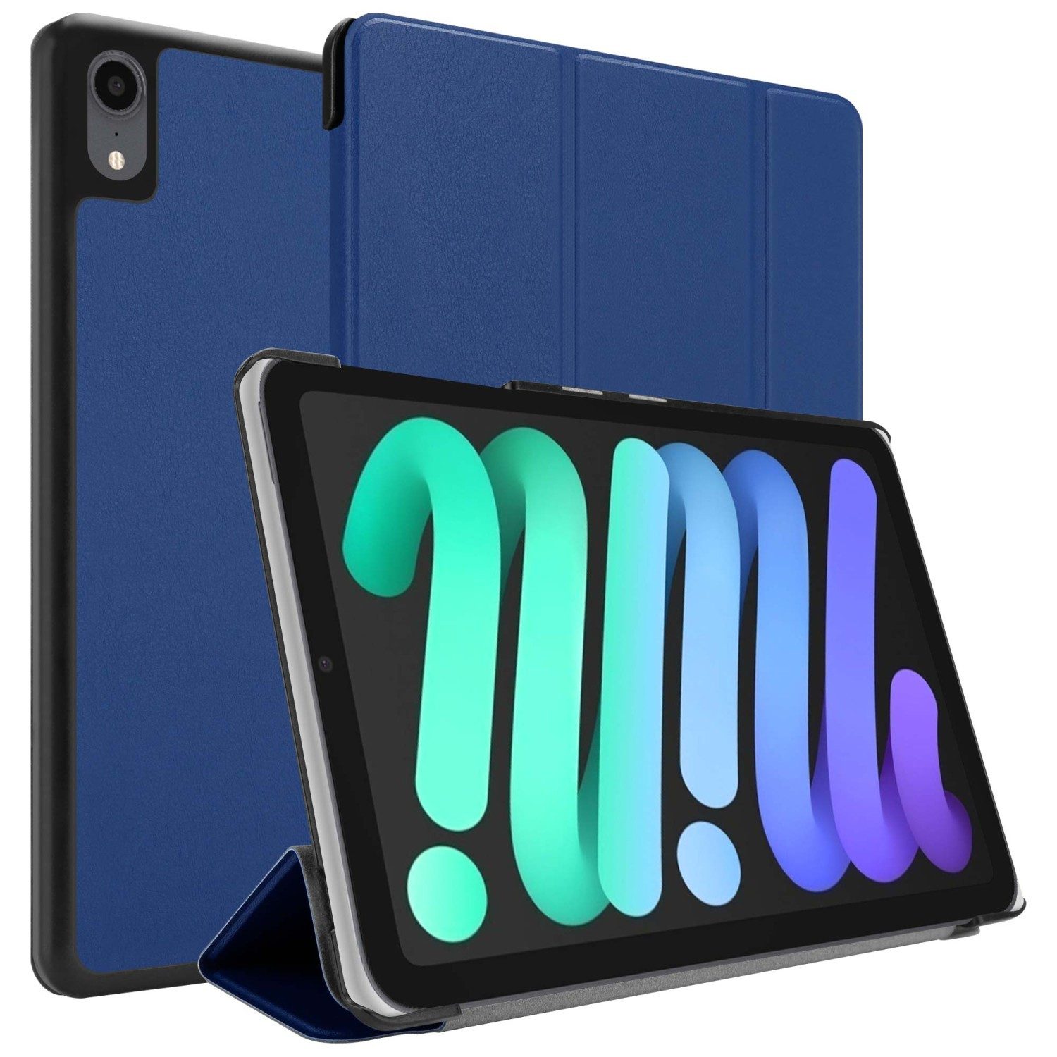 Cadorabo Tablet-Hülle für iPad MINI 6 (8.3 Zoll) Hülle Apple iPad MINI 6 (8.3 Zoll), Klappbare Tablet Schutzhülle - Hülle - Standfunktion - 360 Grad Case