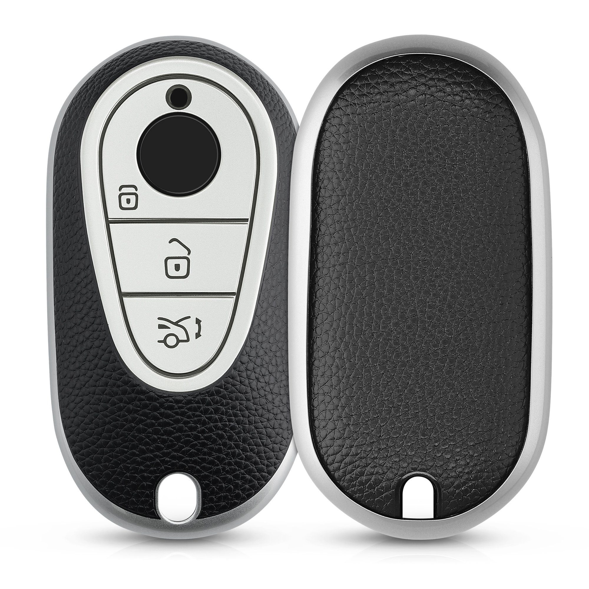 kwmobile Schlüsseltasche Autoschlüssel Hülle für Mercedes Benz (1-tlg), TPU Schutzhülle Schlüsselhülle Cover
