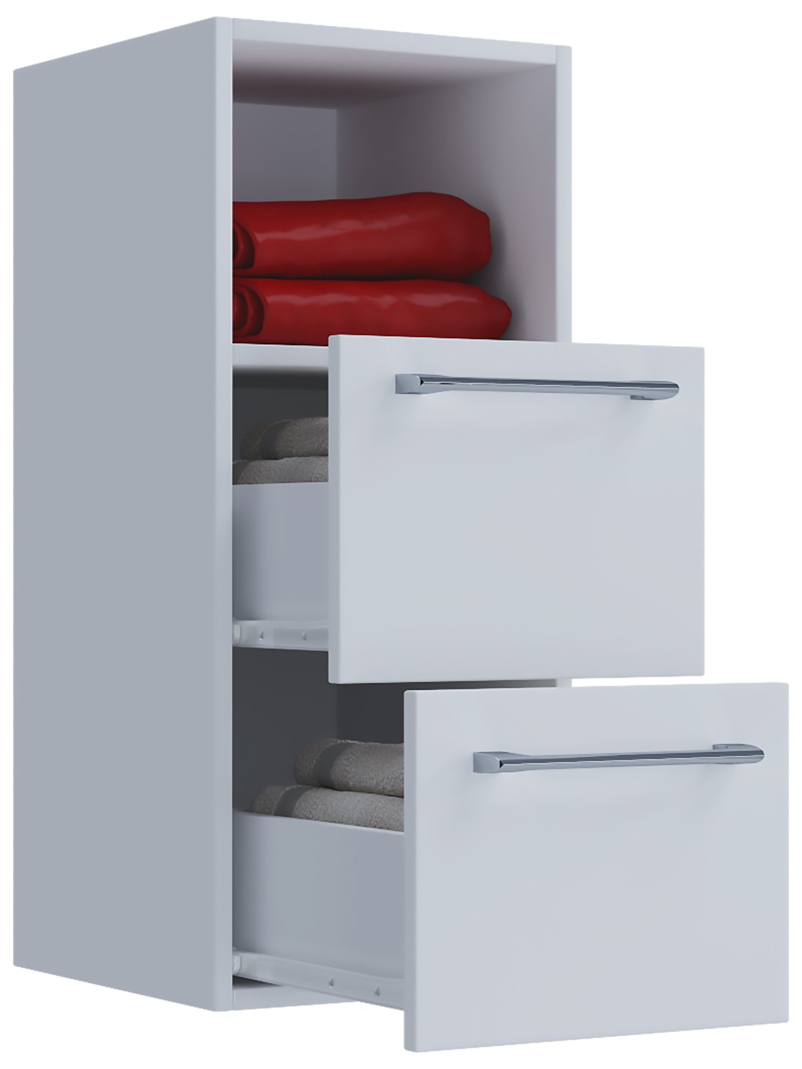 VCM Midischrank Holz Badmöbel Midischrank Badschrank Bad Badinos S günstig online kaufen