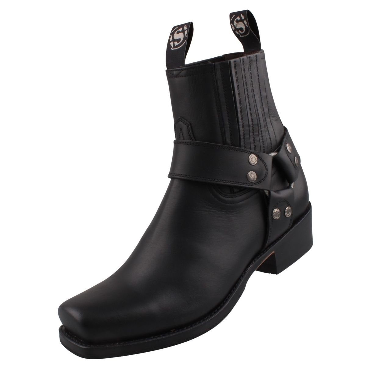 8286-Pull Oil Negro Stiefelette