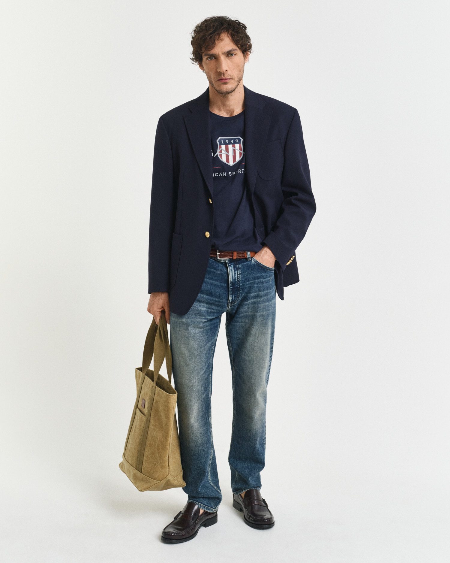 Gant T-Shirt REG ARCHIVE SHIELD SS T-SHIRT mit Logodruck auf der Brust – Bild 4 von 5