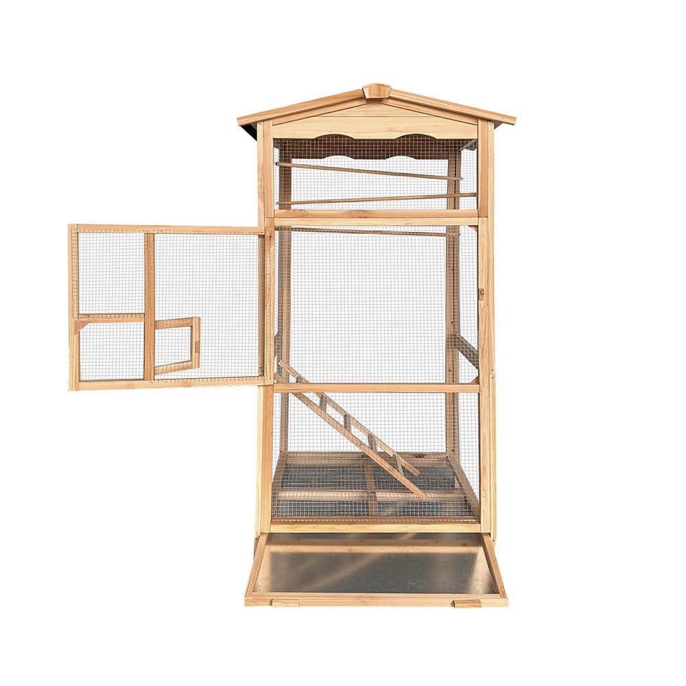 HOME DELUXE Vogelkäfig PICO Sittichkäfig, Kleintierkäfig, Hochwertiges Tannenholz