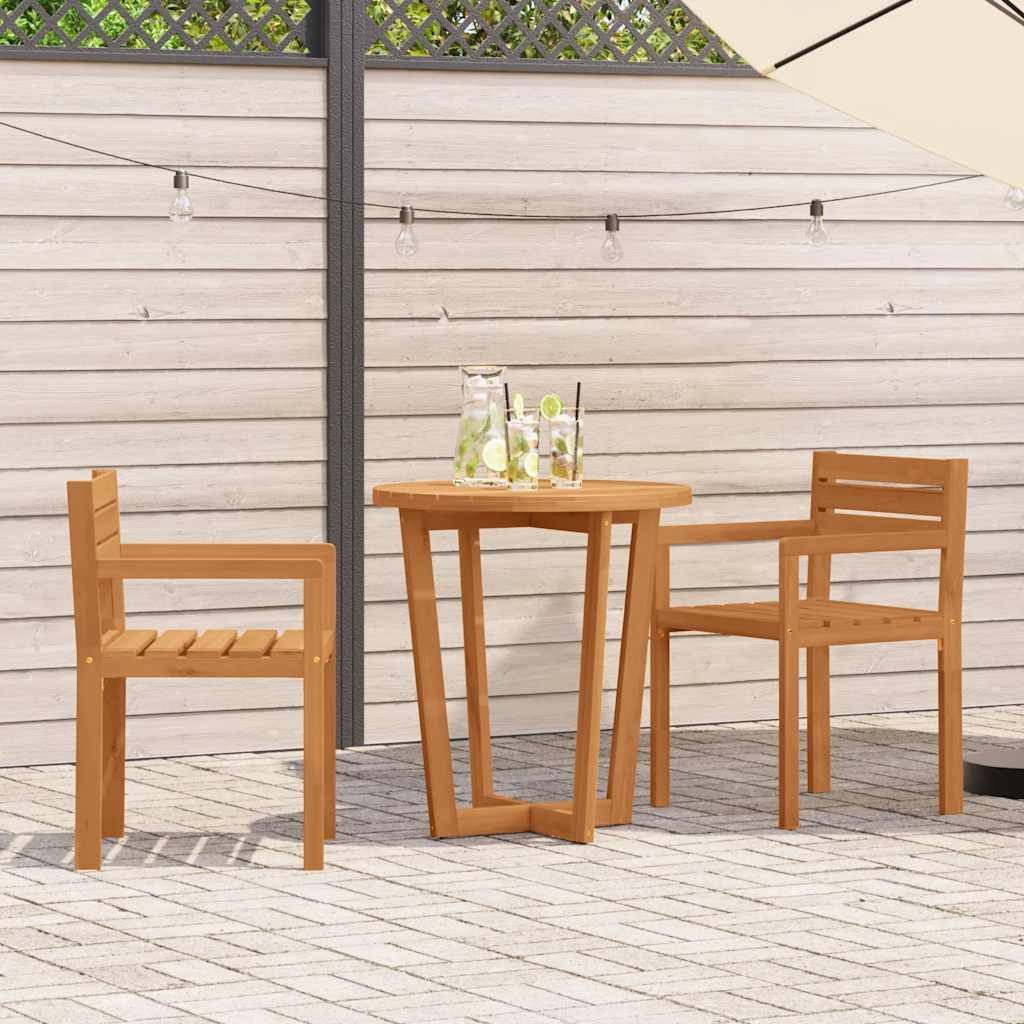 vidaXL Gartenlounge-Set 3-teiliges Garten-Ess-Set aus Massivholz, (1-tlg)