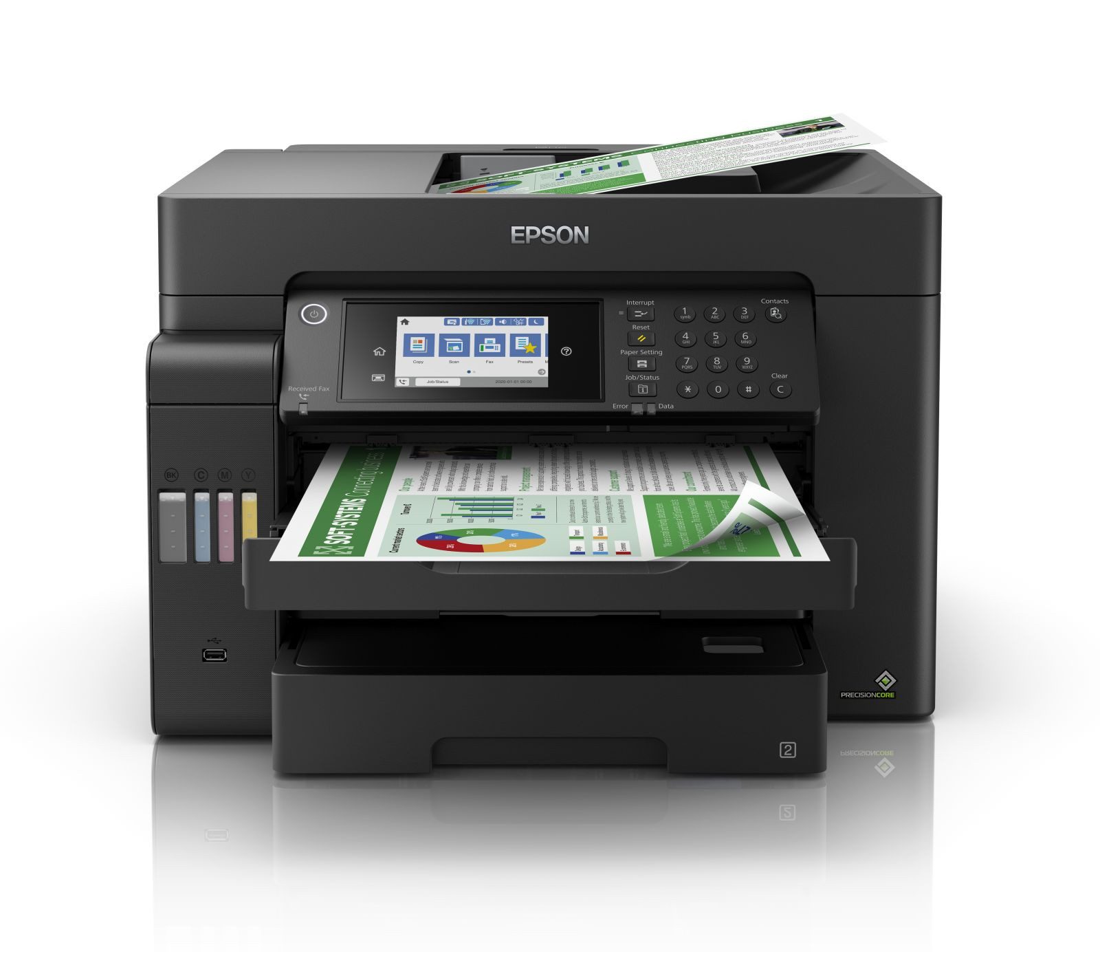 Epson EcoTank L15150, Tintenstrahl, Farbdruck, 4800 x 2400 DPI, A3+, Direktd Multifunktionsdrucker