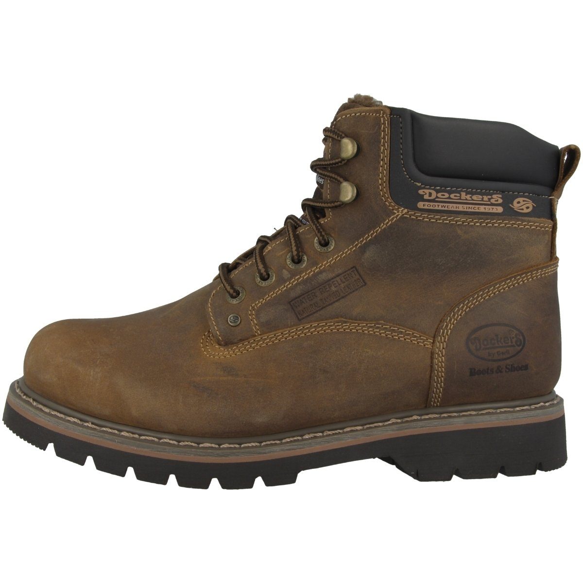 Dockers by Gerli 23DA104 Herren Schnürboots Stiefeletten, Stiefel, Winterstiefel, Winterboots, Schneestiefel