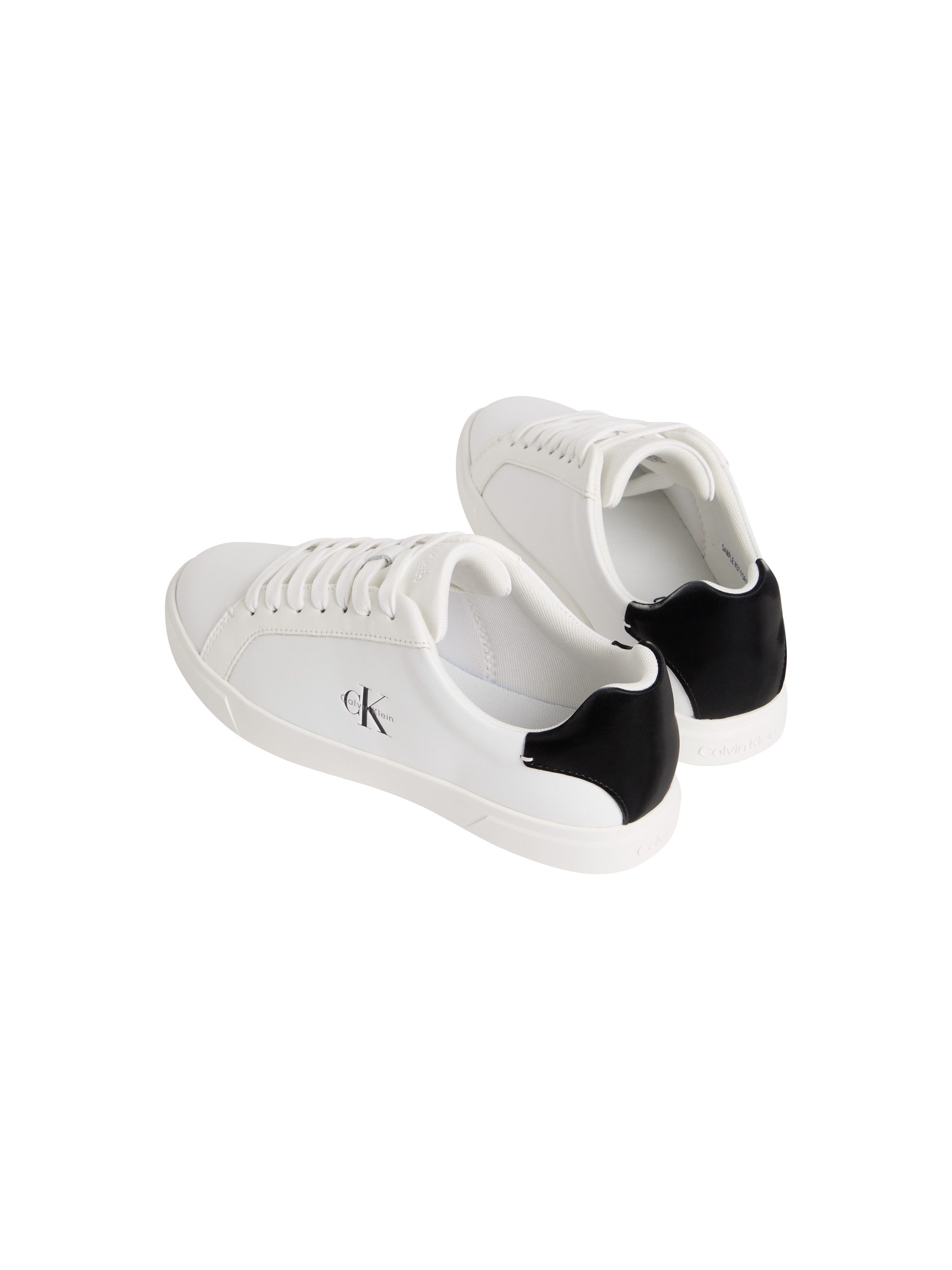 Calvin Klein LOW PRO CUPS LTH ML Plateausneaker Schnürschuh, Halbschuh, Freizeitsneaker mit seitlichem Logo