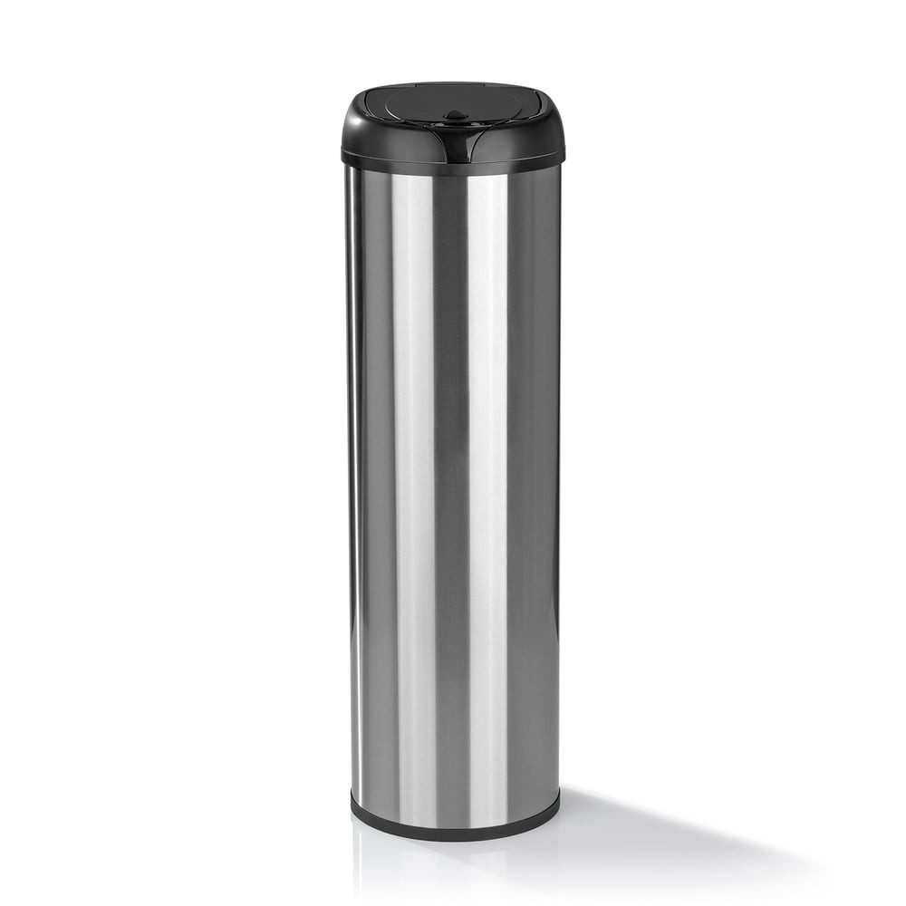 MAXXMEE Mülleimer, Sensor-Abfalleimer chrom/schwarz