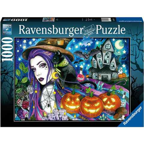 Ravensburger Puzzle Halloween, 1000 Puzzleteile, Made in Germany, FSC® - schützt Wald - weltweit