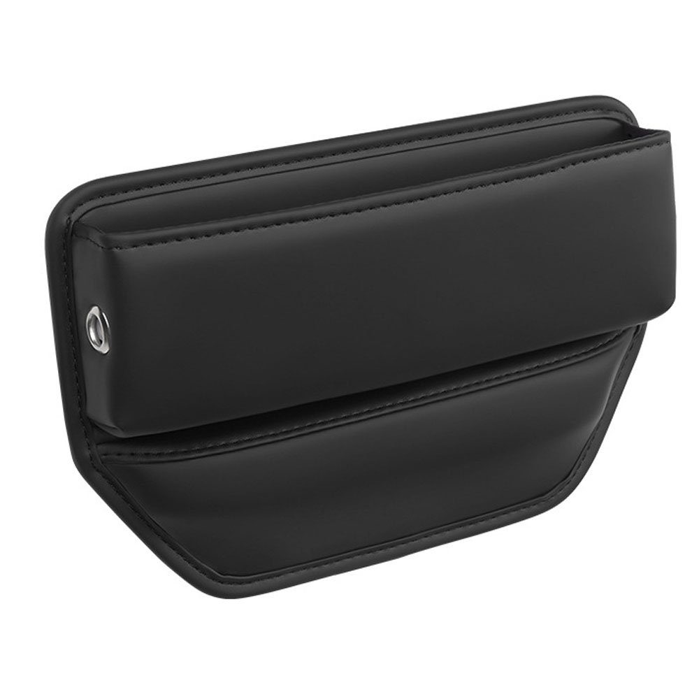 JOYOLEDER Aufbewahrungsbox Ordnungsboxen Sortimentskasten Autositz Gap Organizer, PU (Universal (1 St) Schwarz)