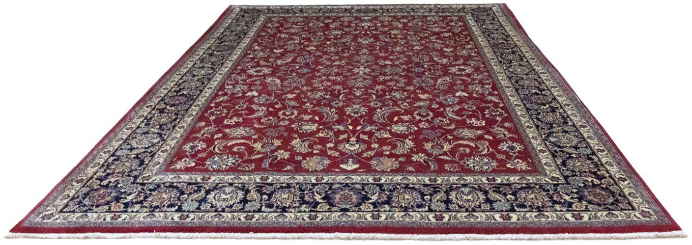 Wollteppich Maschad Durchgemustert Rosso scuro 348 x 242 cm, morgenland, rechteckig, Höhe: 10 mm, Unikat mit Zertifikat