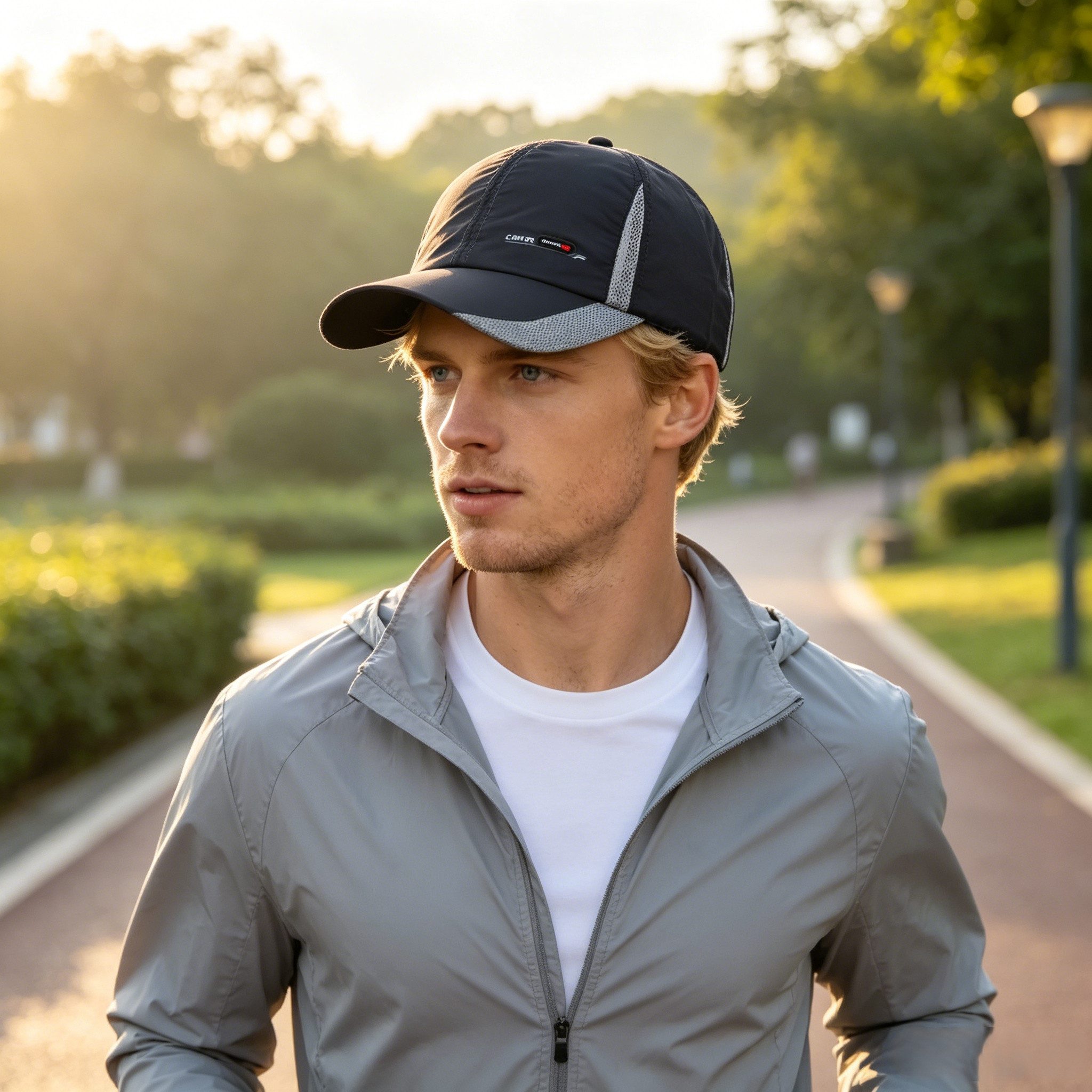 MIRROSI Baseball Cap Herren Cappy Sommer Sportcap, dünn & schnelltrocknend (Atmungsaktiv, Einheitsgröße, Outdoor Cap, Kappe, Feldmütze) verstellbare Baseballcap – Bild 4 von 5
