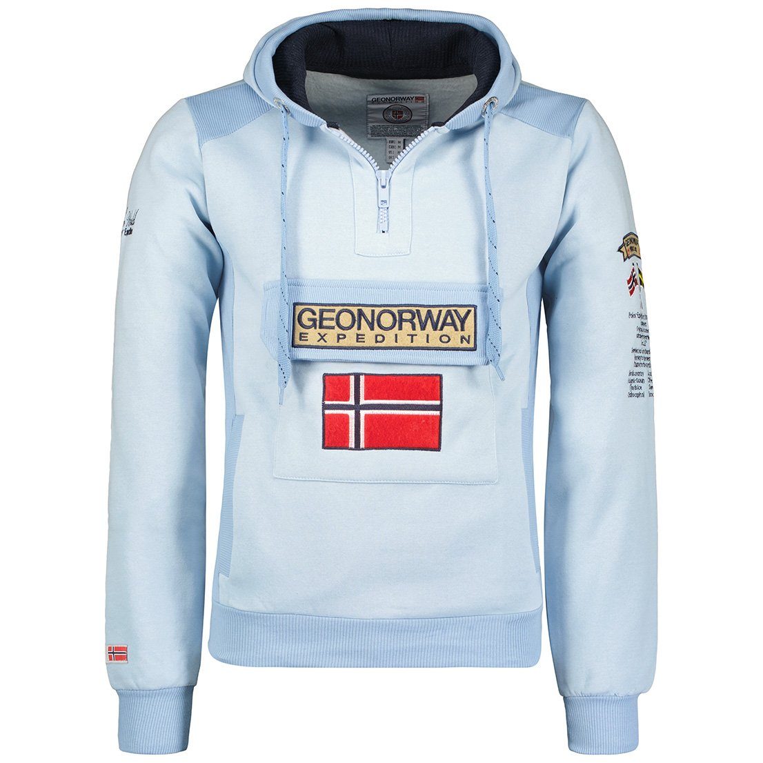 Geo Norway Kapuzenpullover Herren Hoodie brgymclass (Geographical Norway, 1 günstig online kaufen