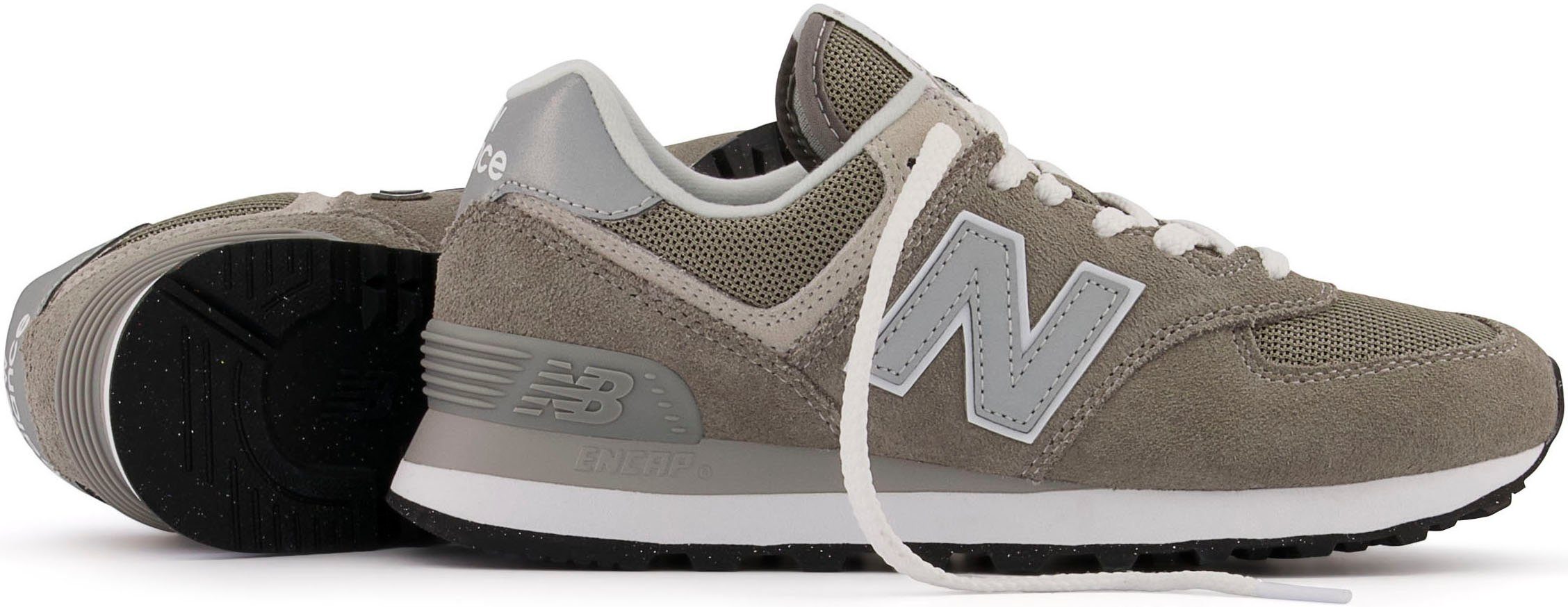 Sneaker WL574 Core New Balance dunkelgrau-grau-weiß