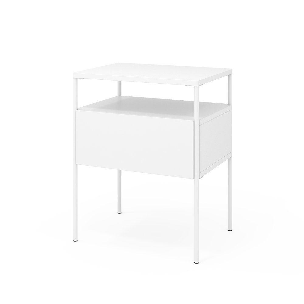 Vicco Nachtschrank Mira, Weiß, 40 x 50 cm günstig online kaufen