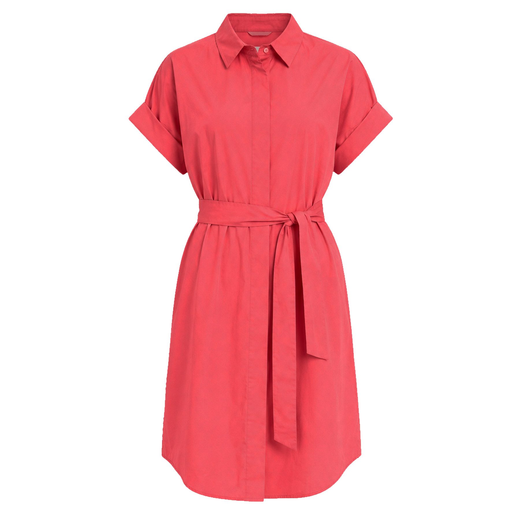 0039 Italy Jerseykleid 0039 ITALY Kleid DERBY mit Baumwolle - Rot