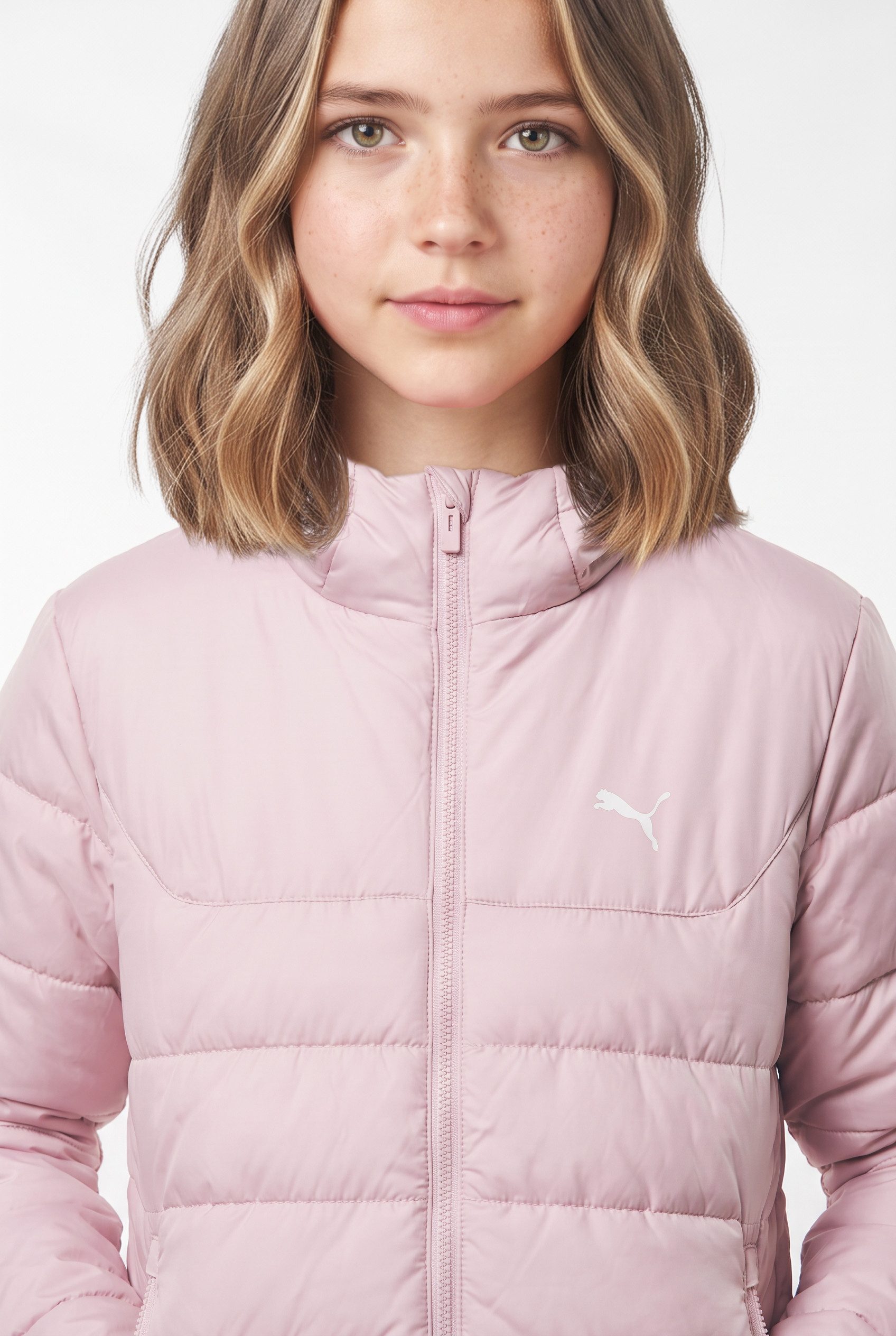 PUMA Winterjacke ESS HOODED PADDED JACKET mit Kapuze, entspannte Passform – Bild 3 von 5